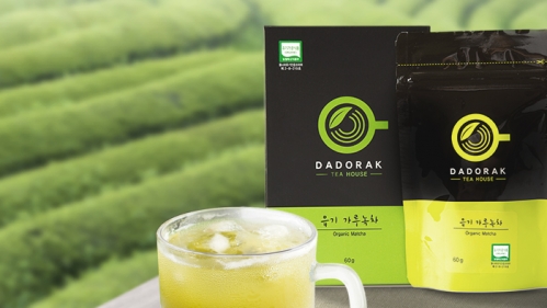 다도락 유기가루녹차