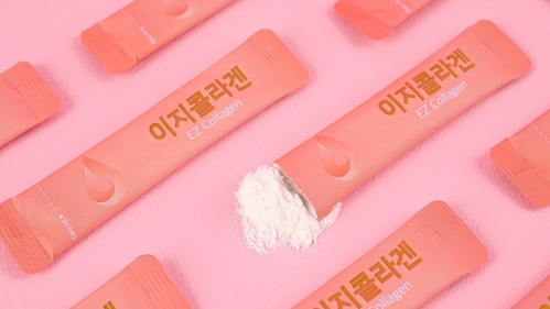 이지헬스 이지콜라겐 제품 촬영